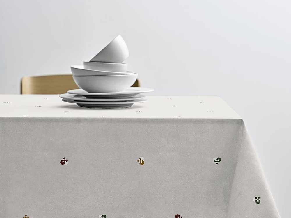 Södahl Vánoční ubrus 140x220 Christmas Hearts Embroider Rose