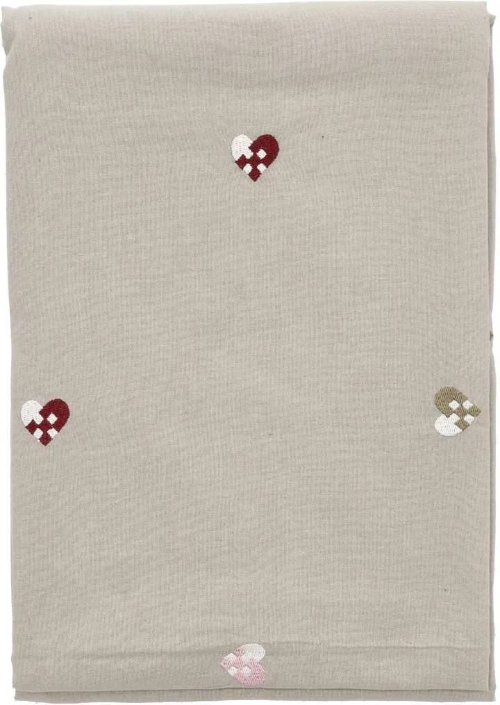 Södahl Vánoční ubrus 140x220 Christmas Hearts Embroider Rose