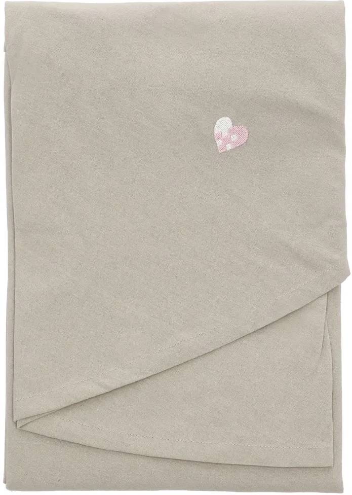 Södahl Vánoční ubrus ⌀180 Christmas Hearts Embroider Rose