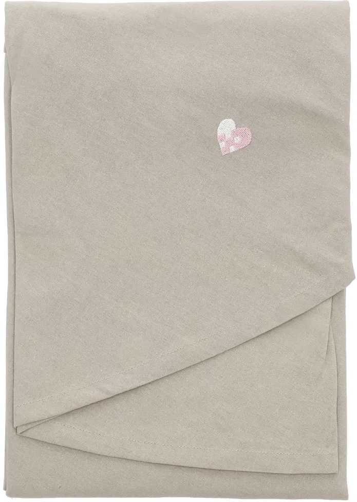 Södahl Vánoční ubrus ⌀180 Christmas Hearts Embroider Rose