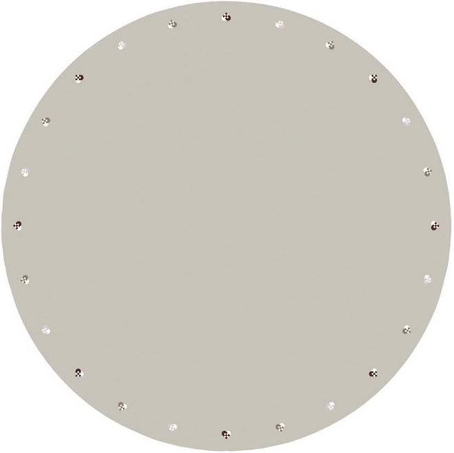 Södahl Ubrus pod stromeček ⌀110 Christmas Hearts Embroider Rose