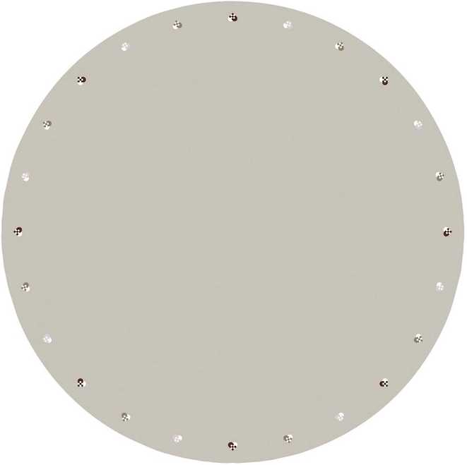 Södahl Ubrus pod stromeček ⌀110 Christmas Hearts Embroider Rose