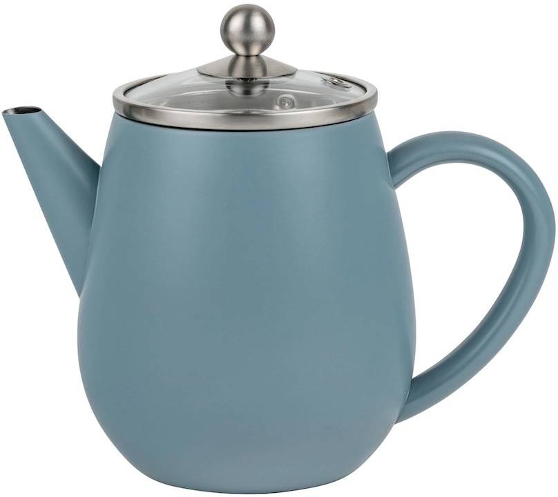 Bredemeijer Dvoustěnná konvička na čaj Duet Eva 0.5l ice blue