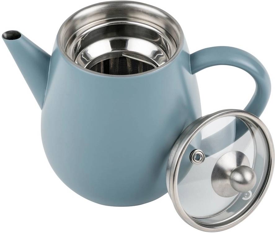 Bredemeijer Dvoustěnná konvička na čaj Duet Eva 0.5l ice blue