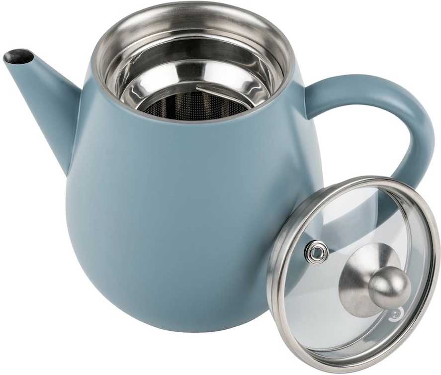 Bredemeijer Dvoustěnná konvička na čaj Duet Eva 0.5l ice blue