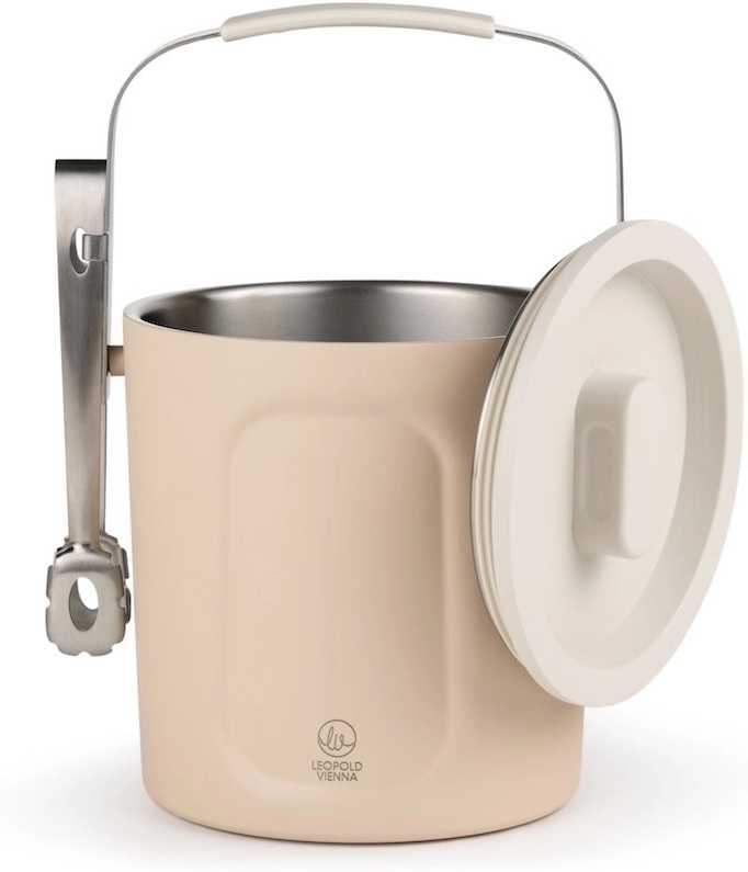 Leopold Vienna Dvoustěnný kbelík na led s víkem a kleštičkami Corvina 1,5L