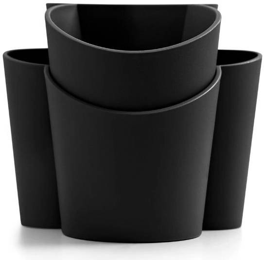 BlimPlus Stojánek na příbory Gocciolo Carbon Black