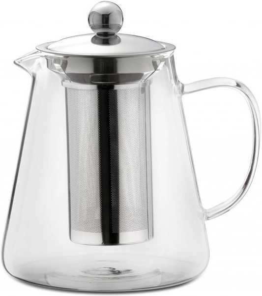 Weis Čajová konvice s filtrem 1,2 l skleněná