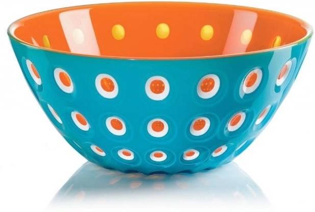 Guzzini Mísa Le Murrine 25 cm modrá, oranžová, bílá