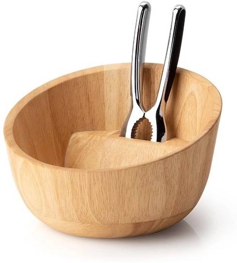 Continenta Miska na ořechy se šikmým okrajem s louskáčkem gumovník