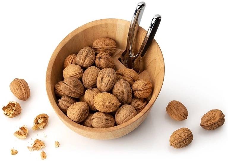 Continenta Miska na ořechy se šikmým okrajem s louskáčkem gumovník