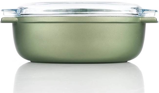 Risoli Oválná pečicí pánev Dr. Green s poklicí 36x24 cm