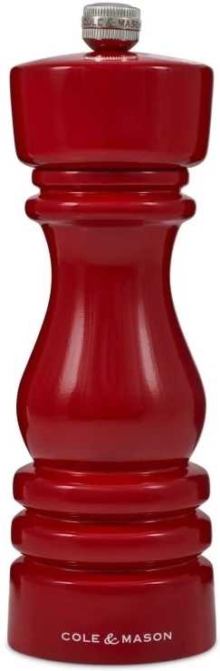 Cole & Mason Mlýnek na pepř London Red Gloss Precision+ 18 cm