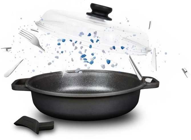 Risoli Kastrol s poklicí BLACKPLUS® Induction 28 cm