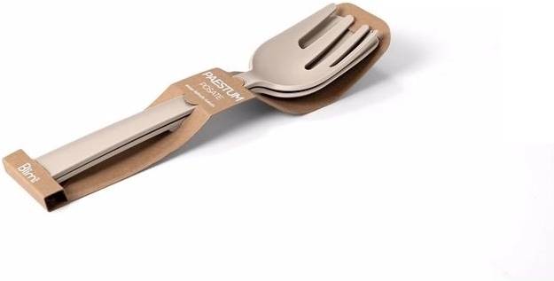 BlimPlus Příbor Paestum na servírování salátu Moka Grey