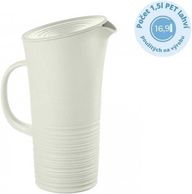 Guzzini Džbán s víkem TIERRA bílý