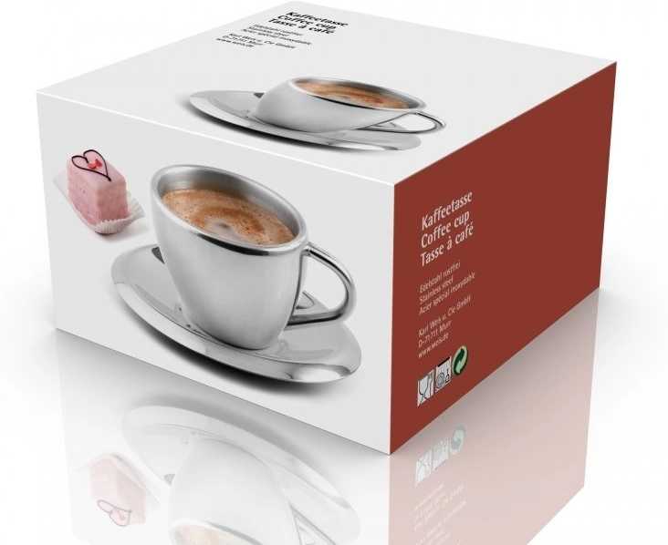 Weis Hrnek na kávu 220 ml s podšálkem