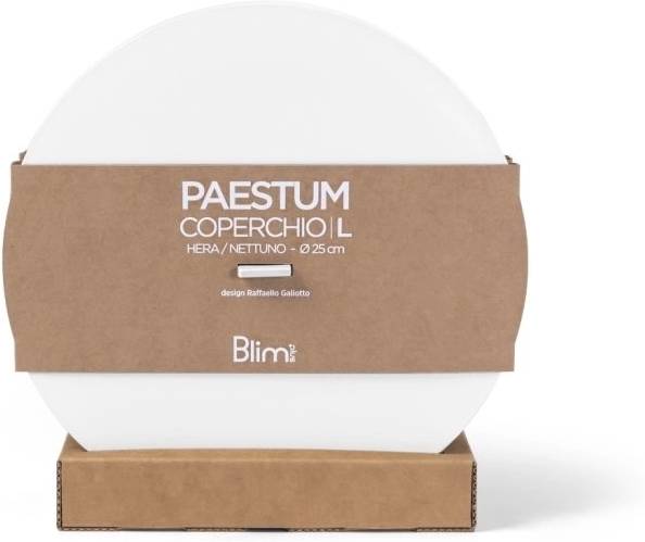 BlimPlus Poklice na mísu Nettuno / Hera L Arctic White 25 cm