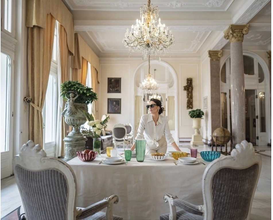 Guzzini Mísa Dolce Vita L 25 cm Amber