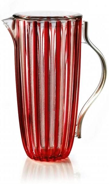 Guzzini Karafa na vodu s víkem Dolce Vita 1,75 l Rosso