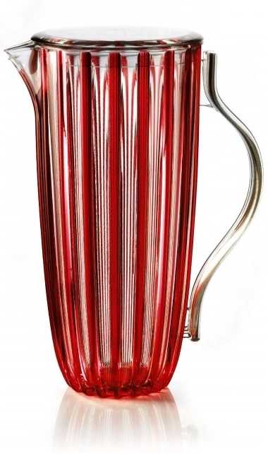 Guzzini Karafa na vodu s víkem Dolce Vita 1,75 l Rosso