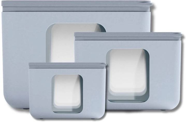 BlimPlus Sada 3 krabiček na jídlo PEEK BOX QUADRO Dolphin