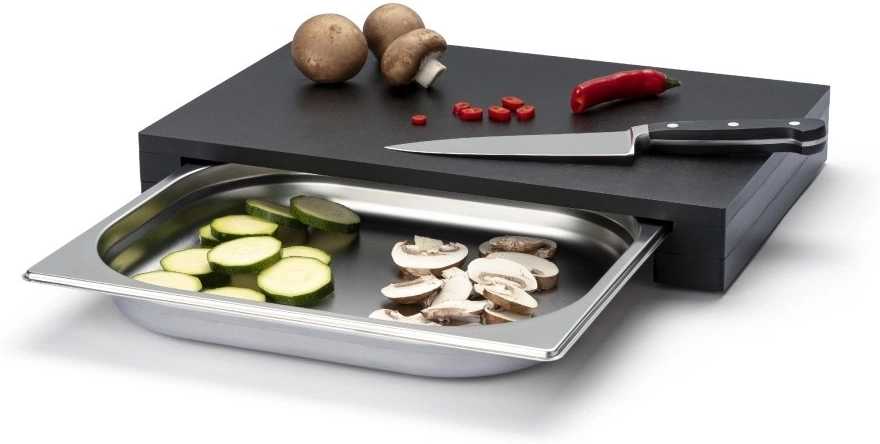 Continenta Prkénko na krájení Duracore 39 cm se zásuvkou