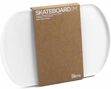 BlimPlus Deska na krájení Skateboard Arctic White 35 cm