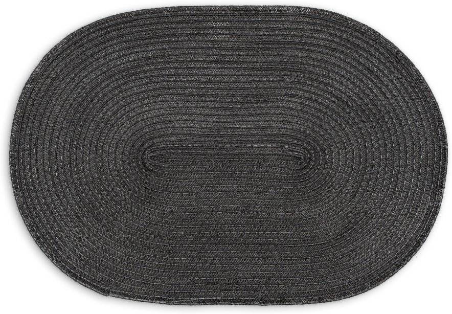 Continenta Prostírání oválné 45x31 cm antracit