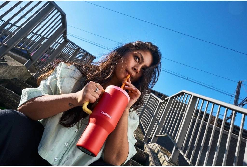 Kambukka Termohrnek Rio Tumbler 950 ml Pink Papaya