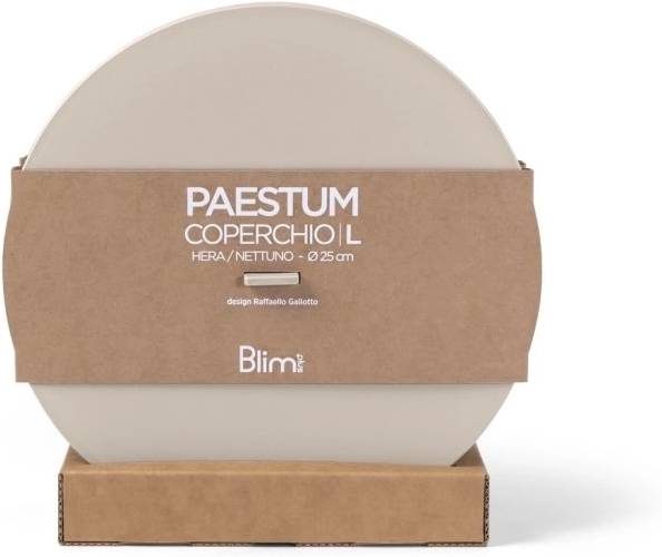 BlimPlus Poklice na mísu Nettuno / Hera L Moka Grey 25 cm