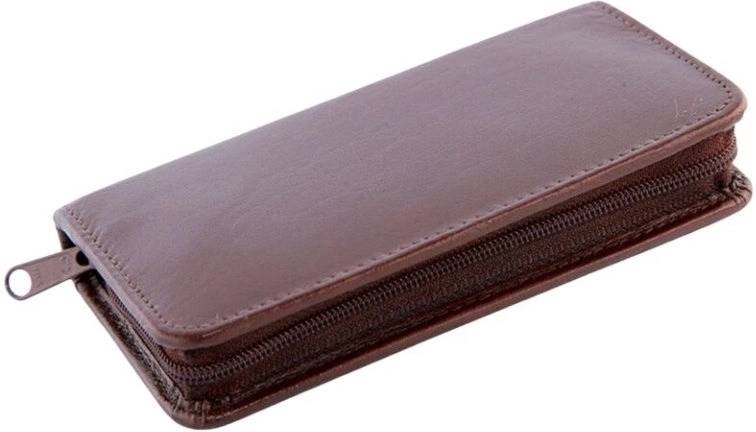 Alpen Manikúrní sada Nickel kožená 6 ks hnědá