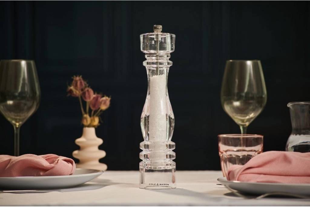 Cole & Mason Mlýnek na sůl London Acrylic Precision+ 30 cm