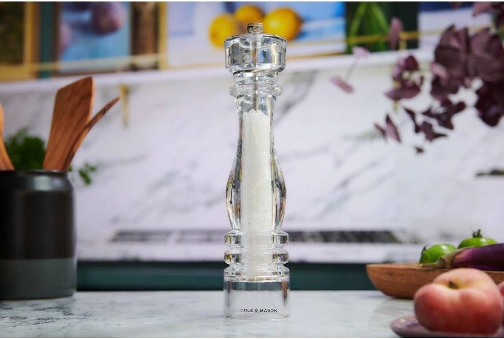 Cole & Mason Mlýnek na sůl London Acrylic Precision+ 30 cm