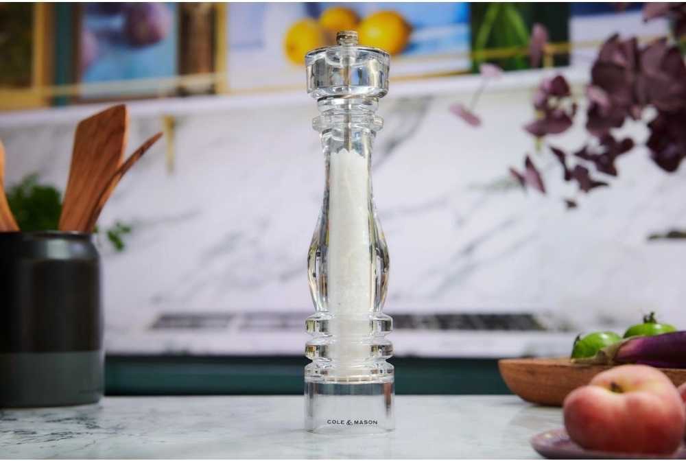 Cole & Mason Mlýnek na sůl London Acrylic Precision+ 30 cm