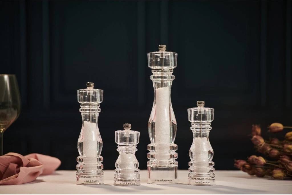 Cole & Mason Mlýnek na sůl London Acrylic Precision+ 30 cm