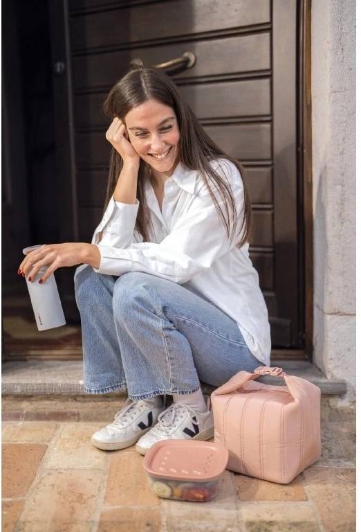 Guzzini Termo taška s boxem Handy malá růžová