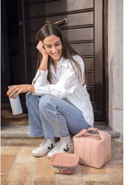 Guzzini Termo taška s boxem Handy malá růžová