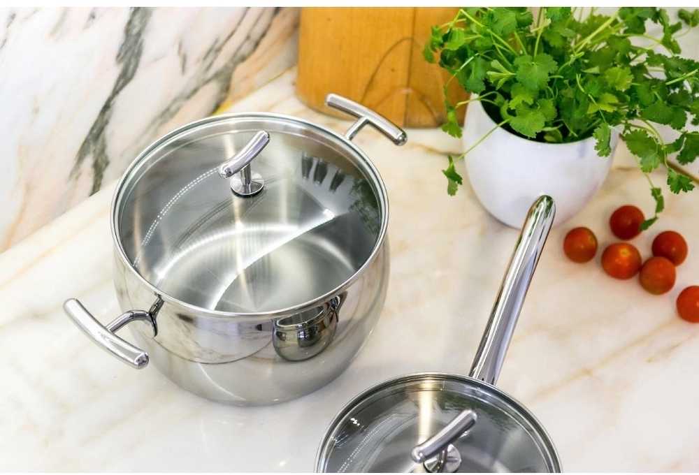 Silampos Hrnec Yumi se skleněnou poklicí 7,1 l