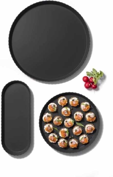 BlimPlus Tác kulatý Atena M Carbon Black 30 cm