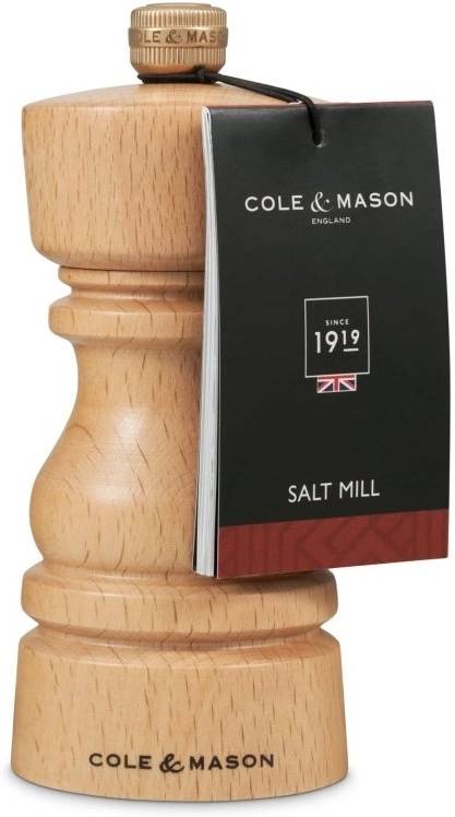 Cole & Mason Mlýnek na pepř London Precision+ přírodní buk 13 cm