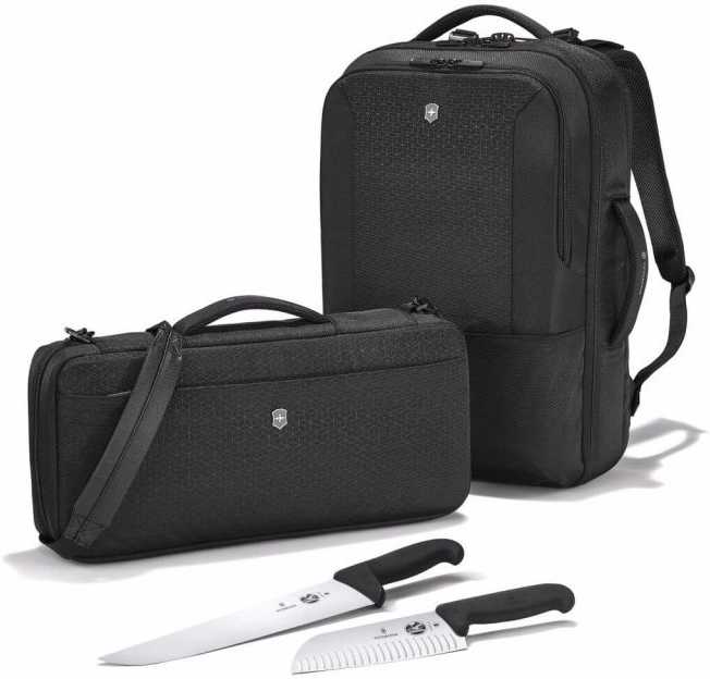 Victorinox Kuchařský batoh Chef’s s pořadačem 12dílnou sadou nožů