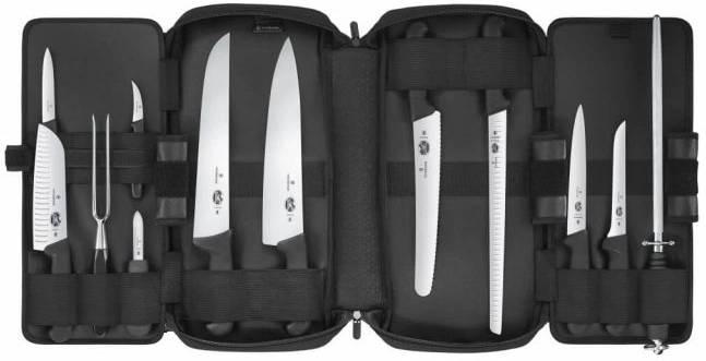 Victorinox Kuchařský batoh Chef’s s pořadačem 12dílnou sadou nožů