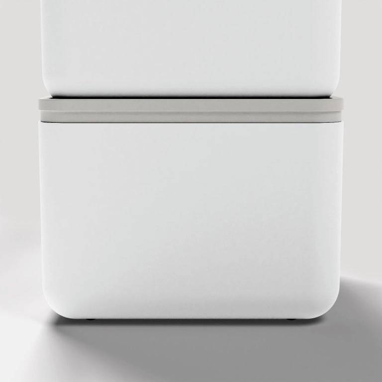 BlimPlus Krabička na jídlo PEEK BOX QUADRO Arctic White vel. XS