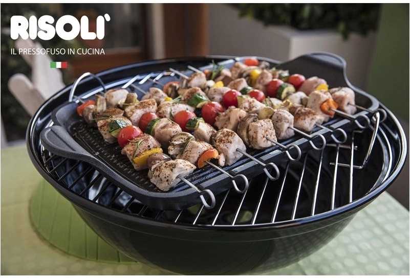 Risoli Grilovací deska Explora s nerezovými jehlami