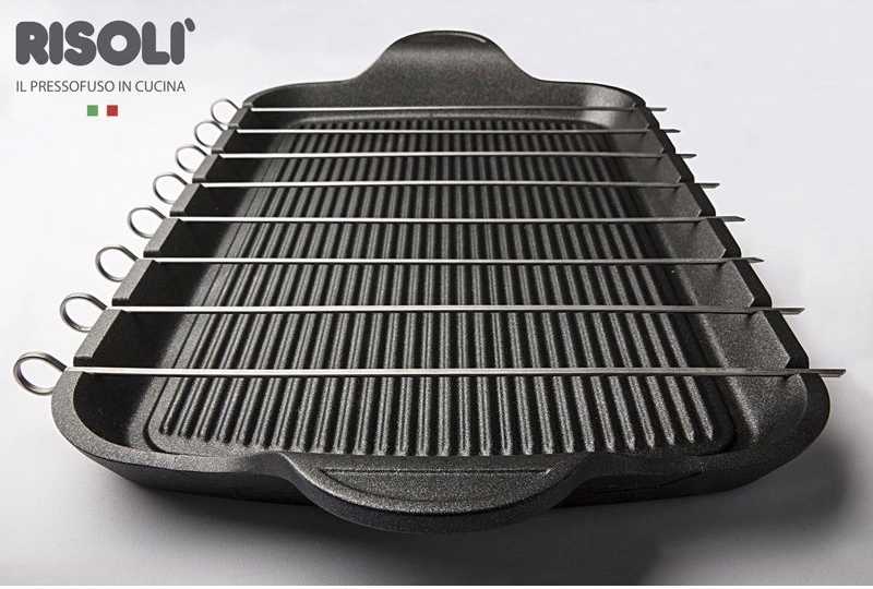 Risoli Grilovací deska Explora s nerezovými jehlami