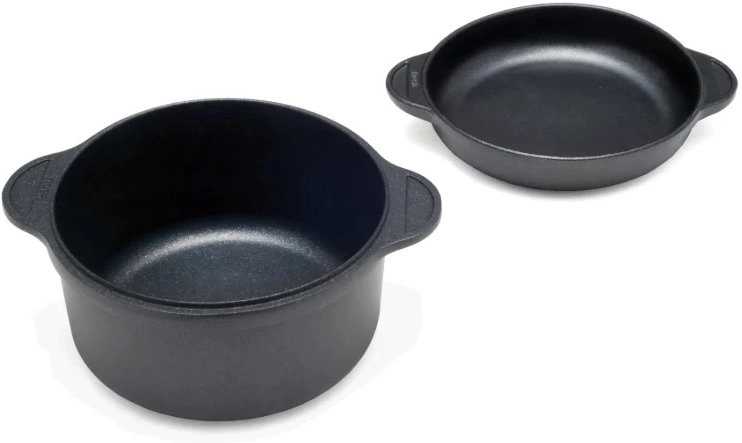 Risoli Multifunkční osobní hrnec DUO® 100 14 cm s poklicí/pánví