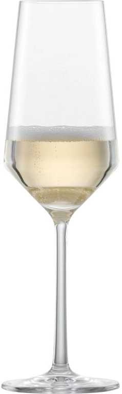 Zwiesel Glas Sada 2 sklenic na šampaňské PURE s bodem perlení