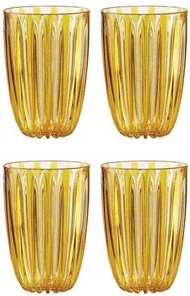 Guzzini Sada 4 skleniček Dolce Vita 470 ml Amber