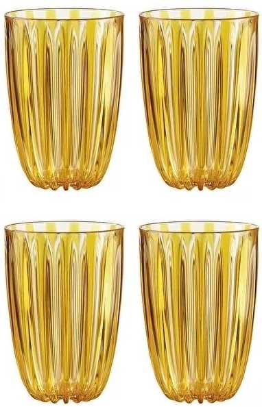Guzzini Sada 4 skleniček Dolce Vita 470 ml Amber